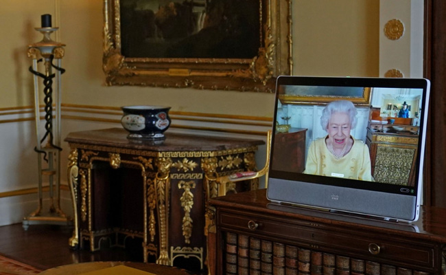 Britain's Queen Elizabeth Carries Out First Duty Since Hospital Stay