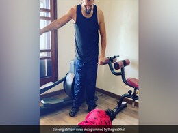 जिम में द ग्रेट खली से उलझ गया शख्स, रेसलर ने फिर किया ऐसा हाल...देखें Video जिम में द ग्रेट खली से उलझ गया शख्स, रेसलर ने फिर किया ऐसा हाल...देखें Video