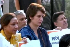 Priyanka Gandhi's <i>Maun Vrat</i> For Minister's Removal Over Farmers' Killing Priyanka Gandhi's <i>Maun Vrat</i> For Minister's Removal Over Farmers' Killing