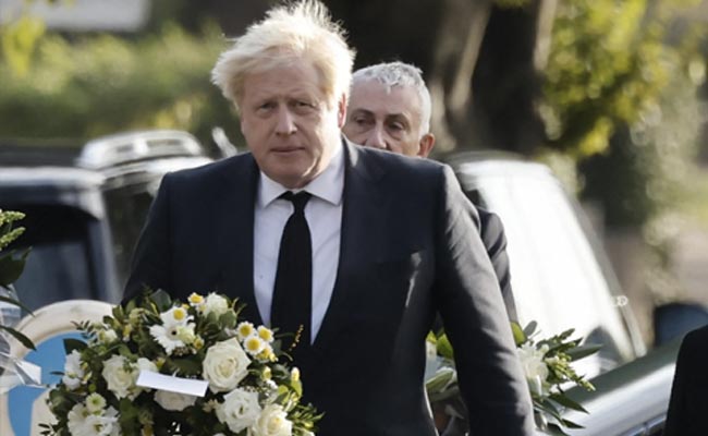 Boris Johnson Visits Church Where UK Lawmaker Was Stabbed To Death