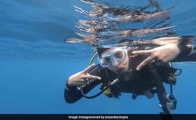Priyanka Chopra Has "Joined The Wild Side." See How She Spent Her Sunday Scuba Diving In Spain