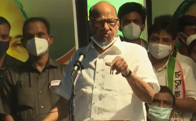 "Not Afraid Of Such Guests": Sharad Pawar On Raids Targeting Ajit Pawar