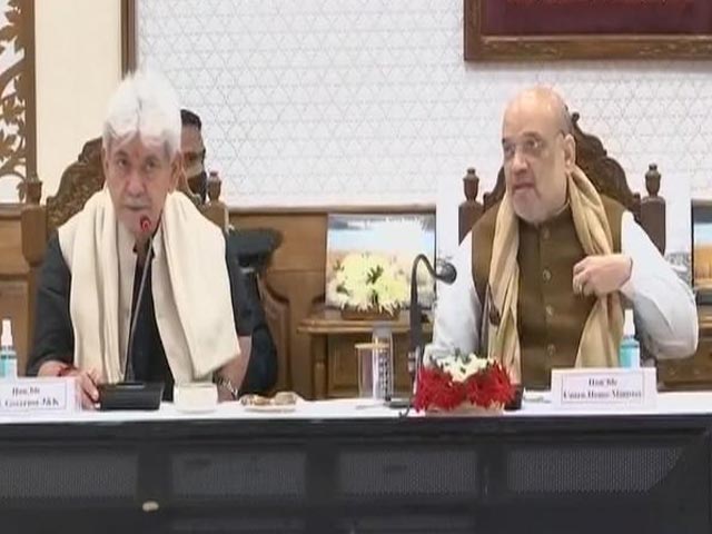 जम्मू-कश्मीर: दौरे के दूसरे दिन गृह मंत्री अमित शाह ने IIT जम्मू में किया शोध केंद्र का उद्घाटन