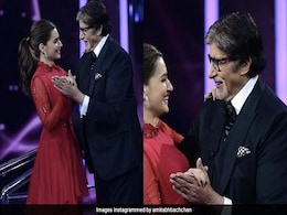 For Amitabh Bachchan, Ballroom Dancing With Kriti Sanon Brought Back "College Days" For Amitabh Bachchan, Ballroom Dancing With Kriti Sanon Brought Back "College Days"