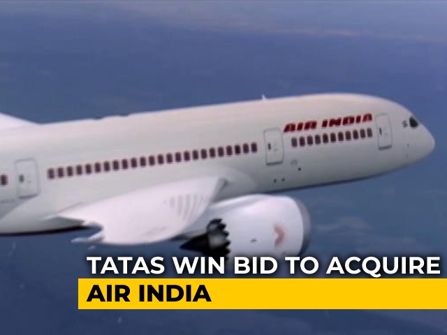 Air India Sold To Tatas For Rs 18,000 Crore