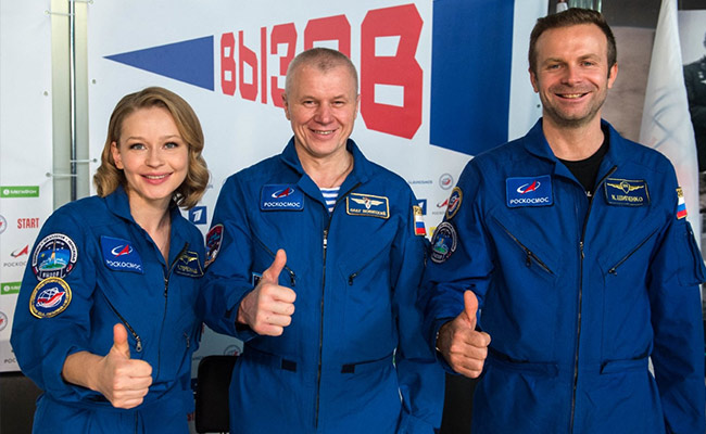 Russian Film Crew Says Shooting In Space A "Huge Challenge"