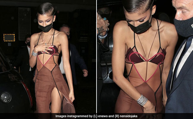 Zendaya Unlocks A New Level Of Bold New Style With Her Strappy Heart Dress
