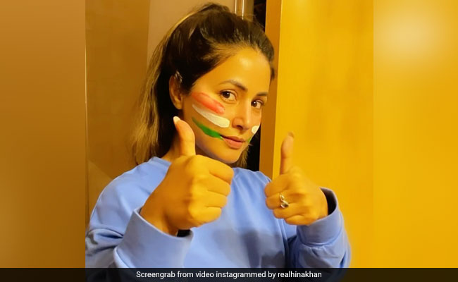 हिना खान पर चढ़ा Ind vs Pak के मैच का खुमार, बोलीं- चक दे इंडिया...देखें Video