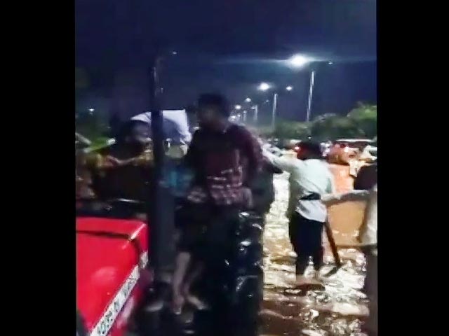 Watch: Passengers Reach Bengaluru Airport On Tractor Amid Water-Logging
