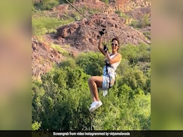 Vidya Malavade Is A "Sucker For Adventures". So, She Was Zip-Lining At Mehrangarh Fort Vidya Malavade Is A "Sucker For Adventures". So, She Was Zip-Lining At Mehrangarh Fort