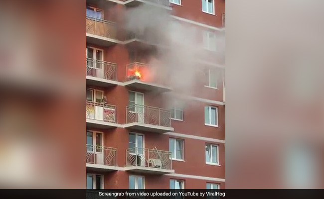 Watch: Building Residents Come Together To Save Burning Apartment