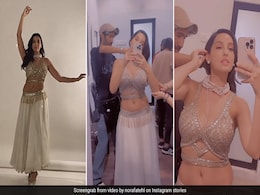 Nora Fatehi's Sparkly <i>Lehengas</i> Can Shimmy The Night Away Nora Fatehi's Sparkly <i>Lehengas</i> Can Shimmy The Night Away