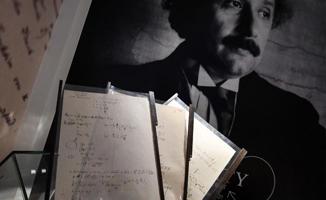 Einstein Notes For Theory Of Relativity Fetch 11.6 Million Euros At Paris Auction