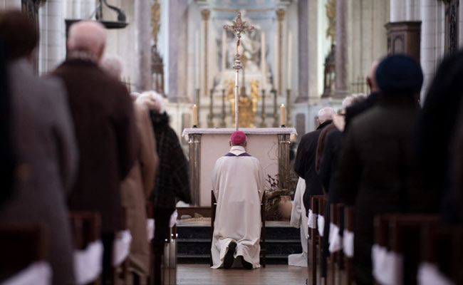 French Bishops Kneel In Penance For Decades Of Child Sex Abuse By Church