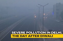 Delhi Pollution Off The Charts After Diwali, Itchy Throat, Watery Eyes Delhi Pollution Off The Charts After Diwali, Itchy Throat, Watery Eyes