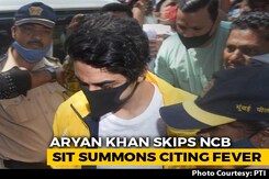 Aryan Khan Skips Summon of Anti-Drugs Agency Citing Fever Aryan Khan Skips Summon of Anti-Drugs Agency Citing Fever