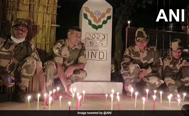 In Photos: BSF, Border Guard Bangladesh Exchange Sweets On Diwali