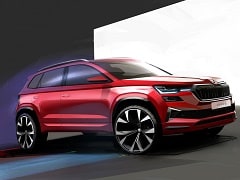 2022 Skoda Karoq Facelift Previewed In New Design Sketches; Global Debut This Month
