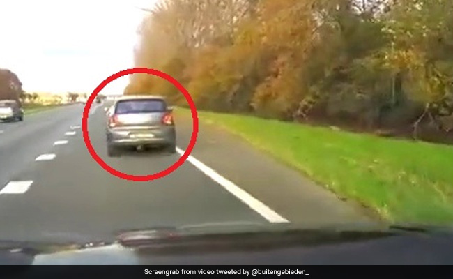 Watch: Man Sacrifices His Car To Save Unconscious Driver