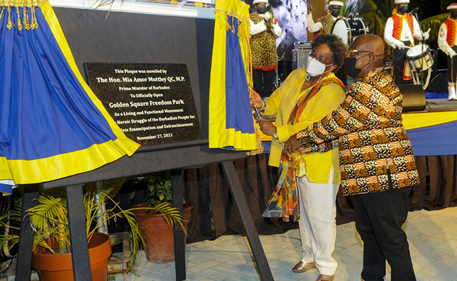 Lowering Queen Elizabeth's Flag, Barbados Becomes World's Newest Republic
