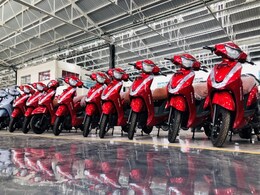 Ampere Electric Rolls Out 50,000th Electric Scooter From Ranipet Plant Ampere Electric Rolls Out 50,000th Electric Scooter From Ranipet Plant
