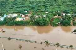 Rain-Ravaged Andhra Pradesh: Dozens Of Villages Cut Off Rain-Ravaged Andhra Pradesh: Dozens Of Villages Cut Off