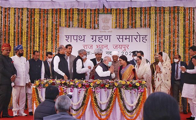 15 Ministers Take Oath In Rajasthan In Ashok Gehlot's Balancing Act: 10 Points