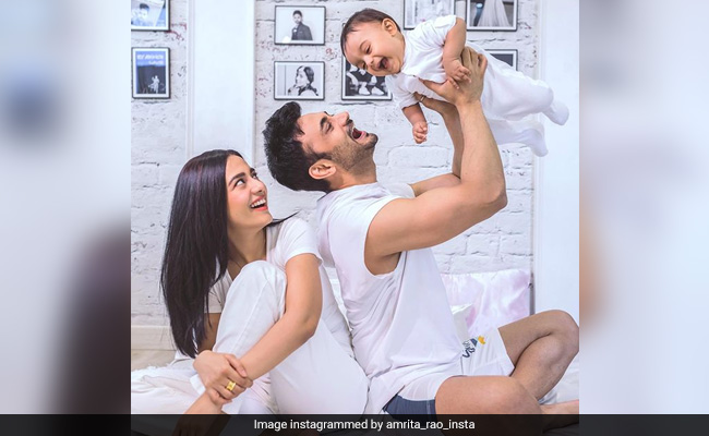 Amrita Rao Wished Son Veer On His First Birthday Like This