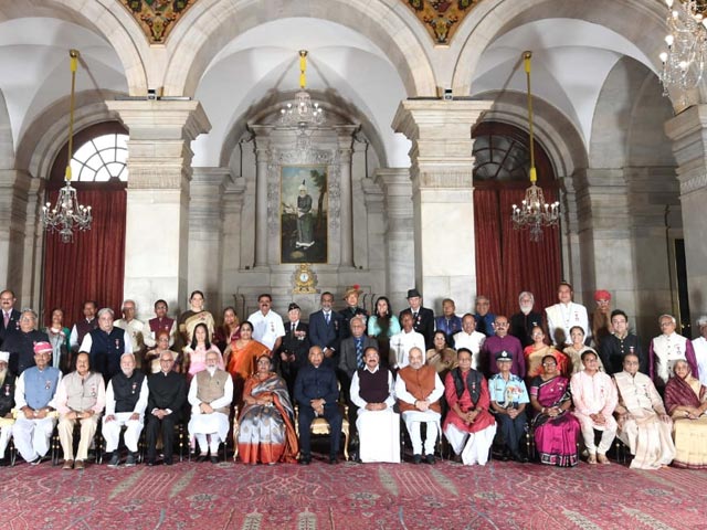 Padma Awardees Get Snapped With PM Modi, President Kovind After Ceremony