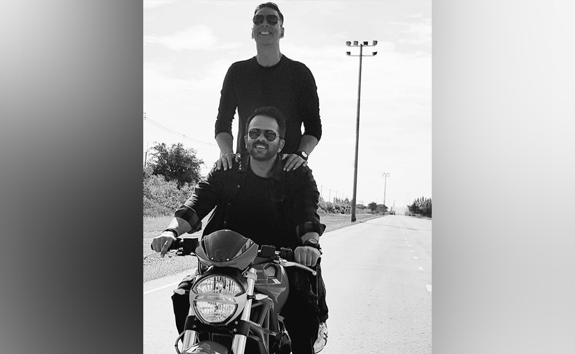 Akshay Kumar And Director Rohit Shetty Share A Jai-Veeru Moment On A Ducati Monster