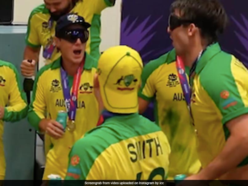 Watch: Australian Cricketers Celebrate T20 World Cup Title Win vs New Zealand With Epic Dance Moves In Dressing Room