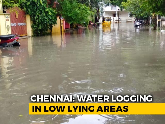 Roads Waterlogged, Rain Water Enters Homes Amid Heavy Rain In Chennai