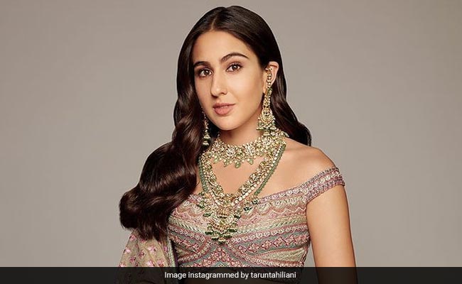 Sara Ali Khan Proves Festive Dressing Is Here For Keeps In A Multicoloured Tarun Tahiliani <i>Lehenga</i>