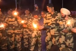 Border Security Forces, Locals Celebrate Diwali In J&K's RS Pura Border Security Forces, Locals Celebrate Diwali In J&K's RS Pura