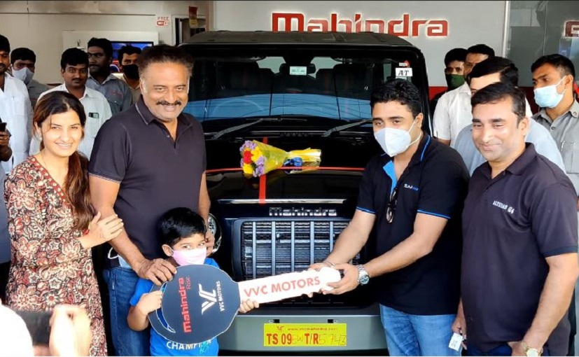 Singham Actor Prakash Raj Takes Delivery Of His Mahindra Thar