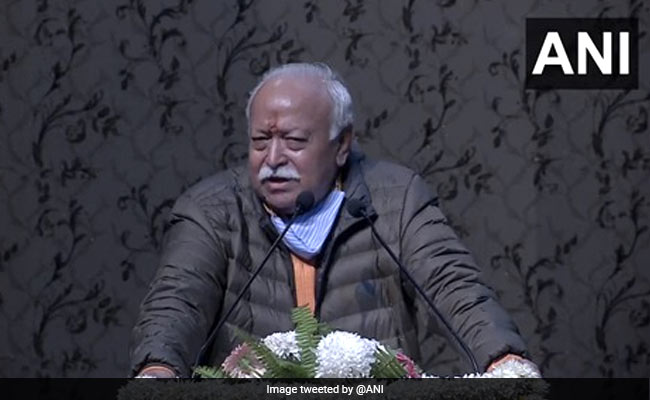 Watch: RSS Chief Mohan Bhagwat Says "No India Without Hindus, No Hindus Without India"
