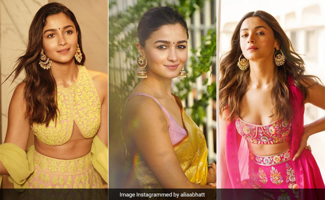 आलिया भट्ट ने लंहगा और साड़ी पहन शेयर की तस्वीरें लिखा ऐसा कैप्शन की फैंस बोले- ये क्या है... 