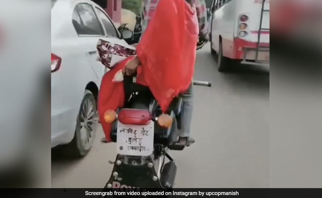 शख्स ने साइकिल को ही बना डाला बुलेट, फिर पत्नी को बैठाकर कराई सैर, लोग बोले- जुगाड़ से भी पूरे होते हैं शौक - देखें Video