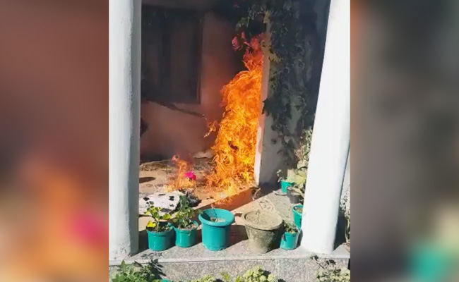 Congress's Salman Khurshid's Home Set On Fire: "Left A Calling Card..."