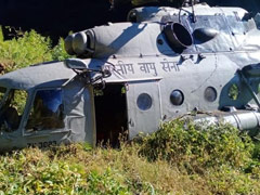 Watch: Air Force Chopper Crash-Lands In Arunachal, Crew Safe