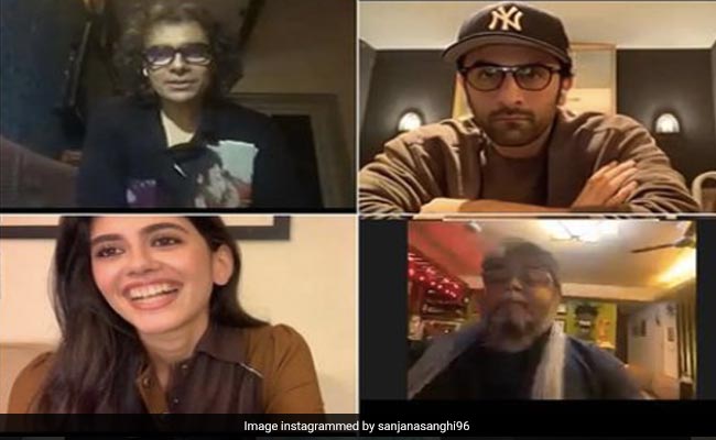 <I>Rockstar</I> Reunion: Ranbir Kapoor And Imtiaz Ali Pulled Sanjana Sanghi's Leg Just Like They Did 10 Years Ago But On Zoom