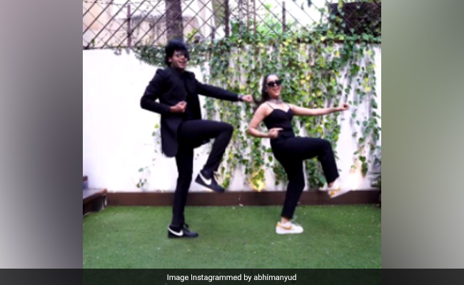 When Sanya Malhotra And Abhimanyu Dassani Danced To <i>Vaada Machaney</i>