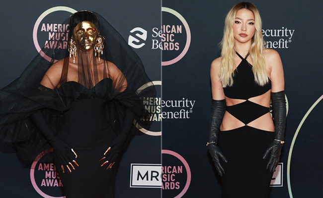 From Madelyn Cline To Cardi B, Black Was The Chic Colour Of The Night At The 2021 AMAs