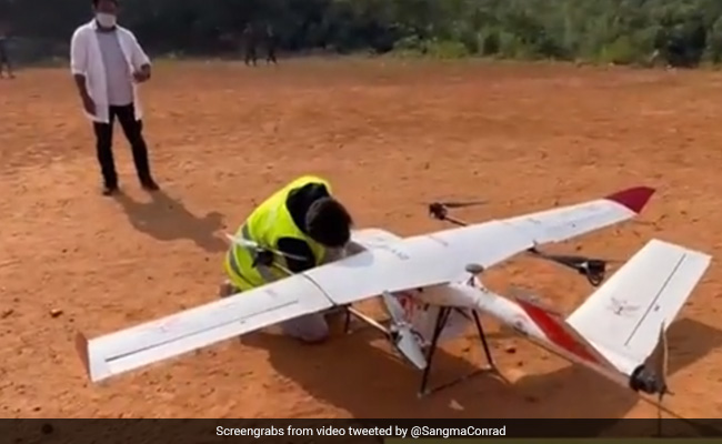 In A First, Drone Used To Deliver Medicines In Meghalaya