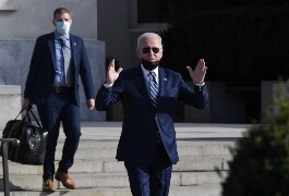 US President Joe Biden Leaves Hospital, Says Health Check Up Was "Great"