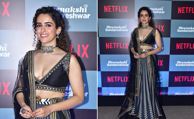 Sanya Malhotra's <i>Lehenga</i> Is Giving Us Major Ethnic Fashion Goals Right In Time For Diwali