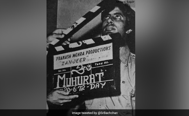 A Pic Of Amitabh Bachchan From <I>Zanjeer</i> Days. Guess Who Sent Him This?