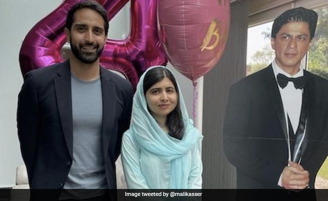 Newlyweds Malala Yousafzai, Asser Malik And "Necessary" Plus One - Shah Rukh Khan. See Pic