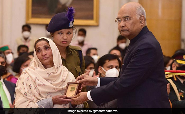Watch: She Shudders In Grief. President Walks Up To Her Instead.