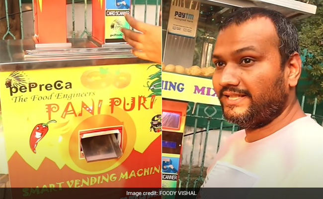 अब क्यूआर कोड स्कैन कर खा सकेंगे गोलगप्पे, गंदगी से भी मिलेगा छुटकारा..देखें वीडियो